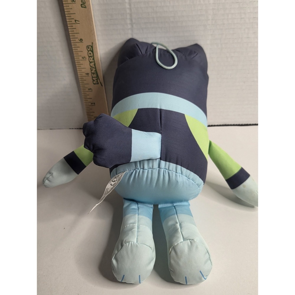 Bath Time Bluey 13" Bath Buddy Plush Quick Dry Mesh Material Toddler Toy - Picture 2 of 5